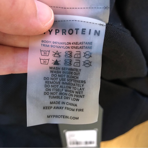 NWT MP MyProtein Black Luxe Seamless Leggings - Picture 10 of 10